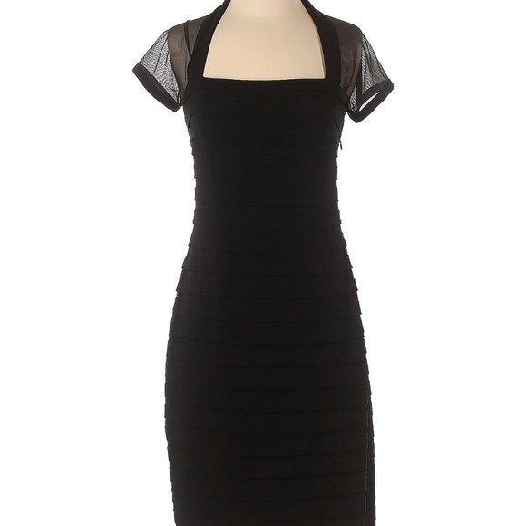 Maggy London Black Mini Dress - Picture 1 of 2